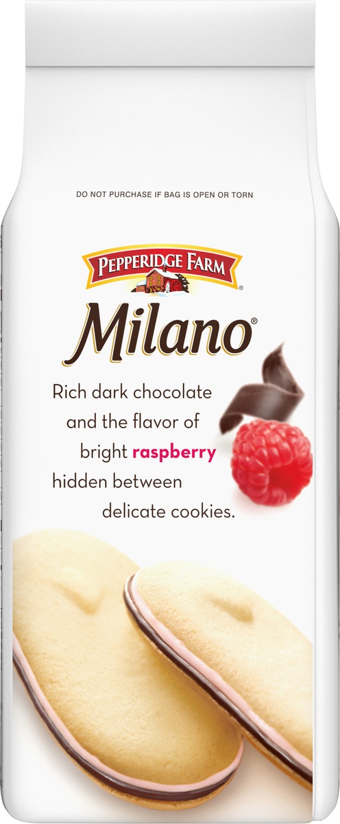 slide 10 of 10, Pepperidge Farm Milano Raspberry Cookies, 7 oz