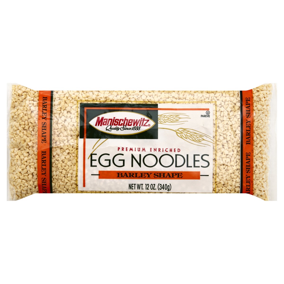 slide 5 of 6, Manischewitz Barley Shaped Egg Noodles, 12 oz