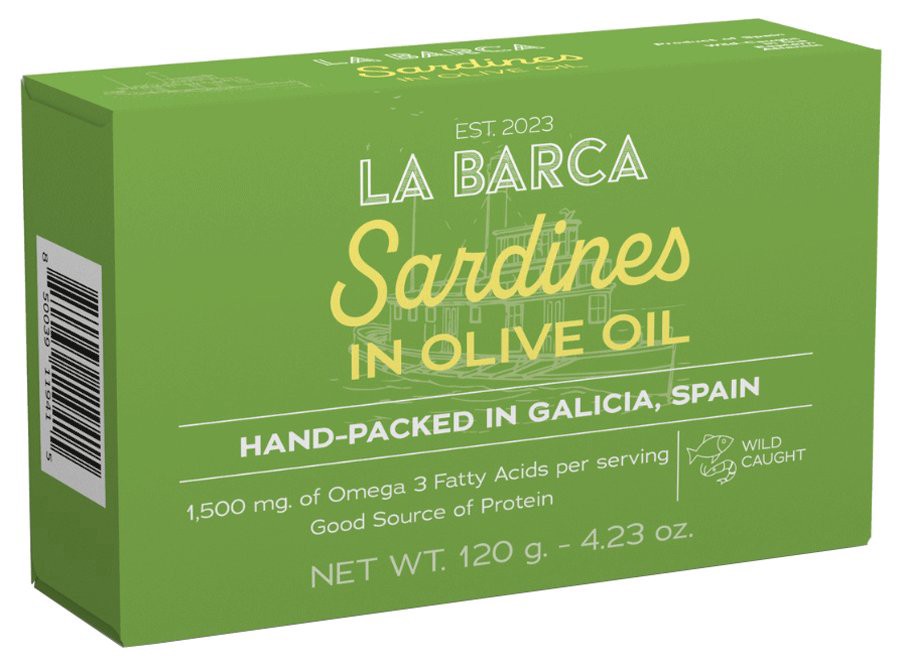 slide 1 of 1, La Barca Sardines in Olive Oil, 4.23 oz