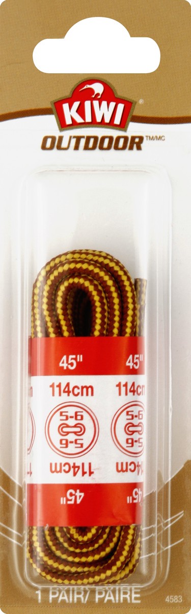 slide 2 of 2, Kiwi Brown Boot Lace 45", 45 in
