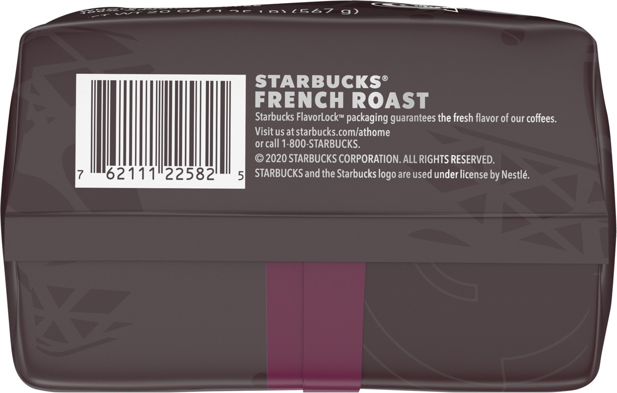 slide 2 of 9, Starbucks Dark Roast Whole Bean Coffee — French Roast — 100% Arabica — 1 bag - 18 oz, 20 oz