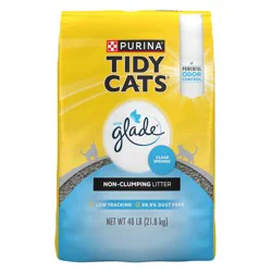 Tidy Cats Purina® Tidy Cats® With Glade Non-Clumping Multi-Cat Clay Cat Litter - Clear Springs Scent, Low Dust