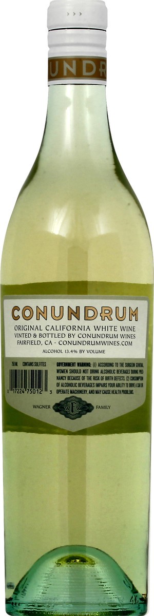 slide 6 of 9, Conundrum White Blend, 750 ml