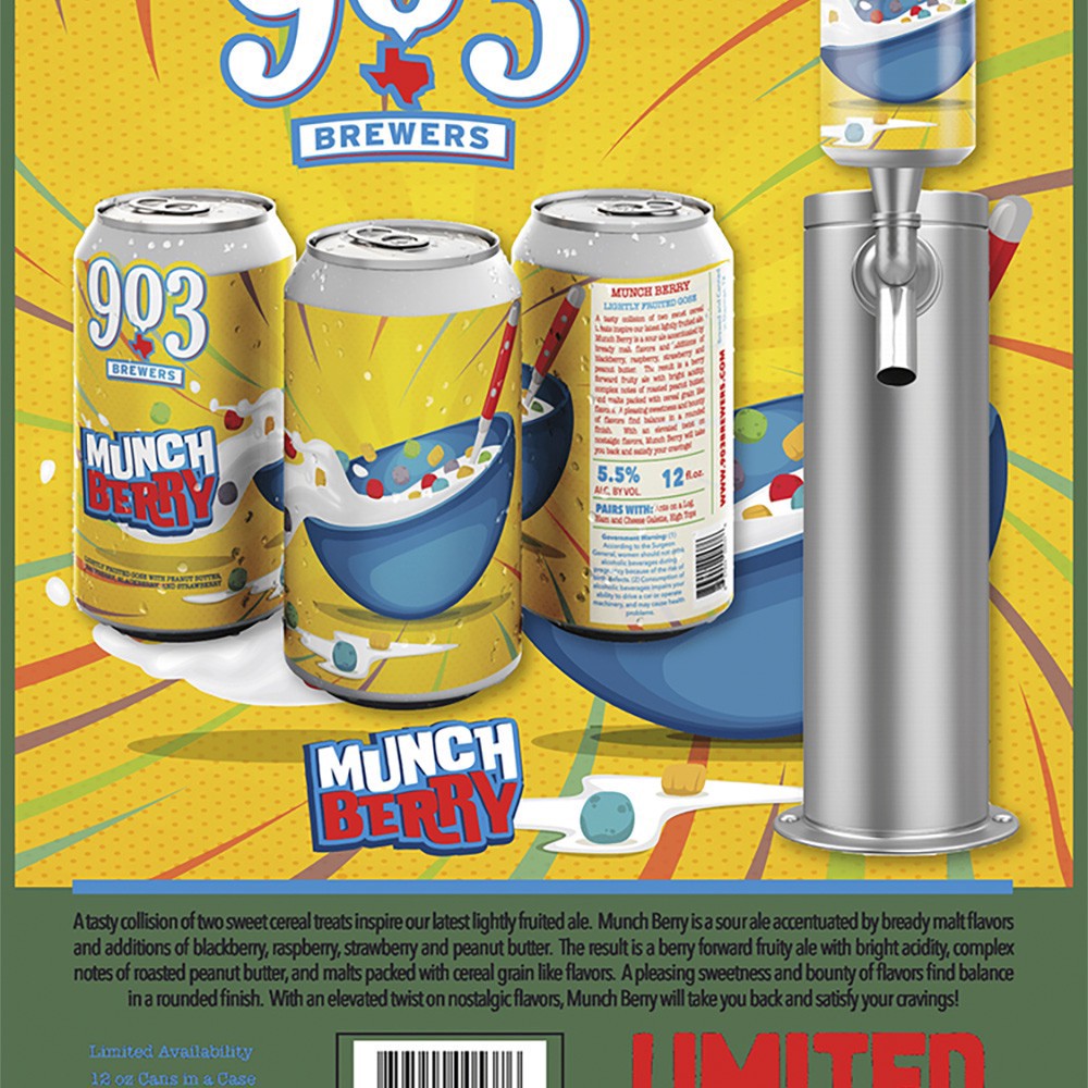 slide 1 of 1, 903 Brewers Munch Berry, 12 oz