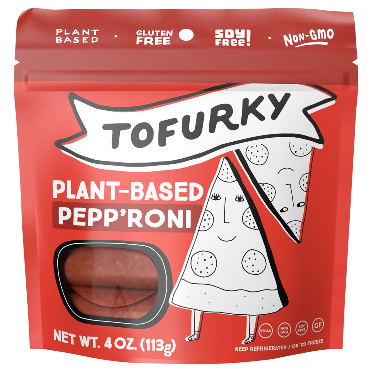 slide 9 of 9, Tofurky Pepp'roni, 4 oz