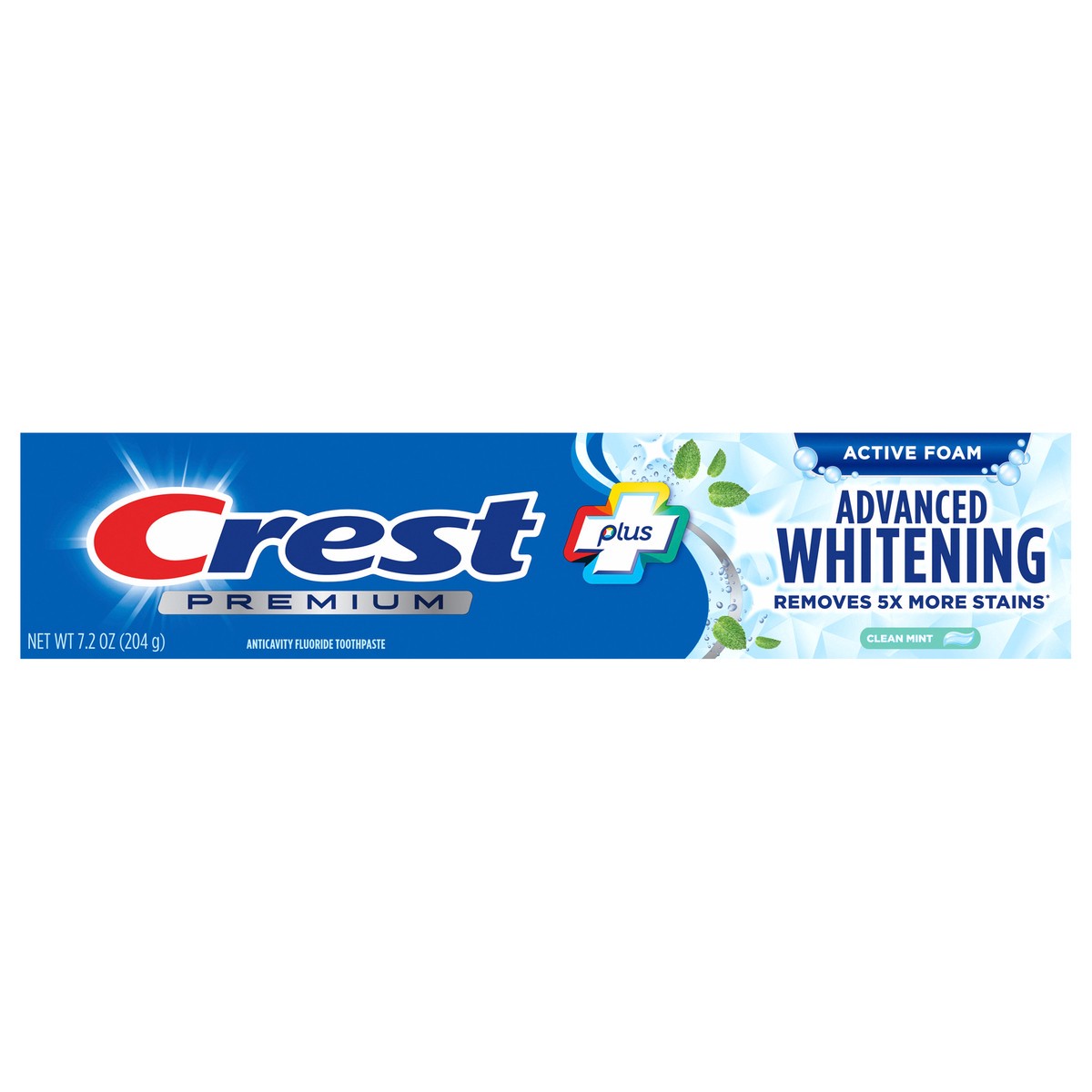 slide 1 of 3, Crest Premium Plus Advanced Whitening Toothpaste, Clean Mint 7.2 oz, 7.2 oz