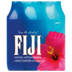 FIJI® Natural Artesian Bottled Water, 6 pk / 23.7 fl oz