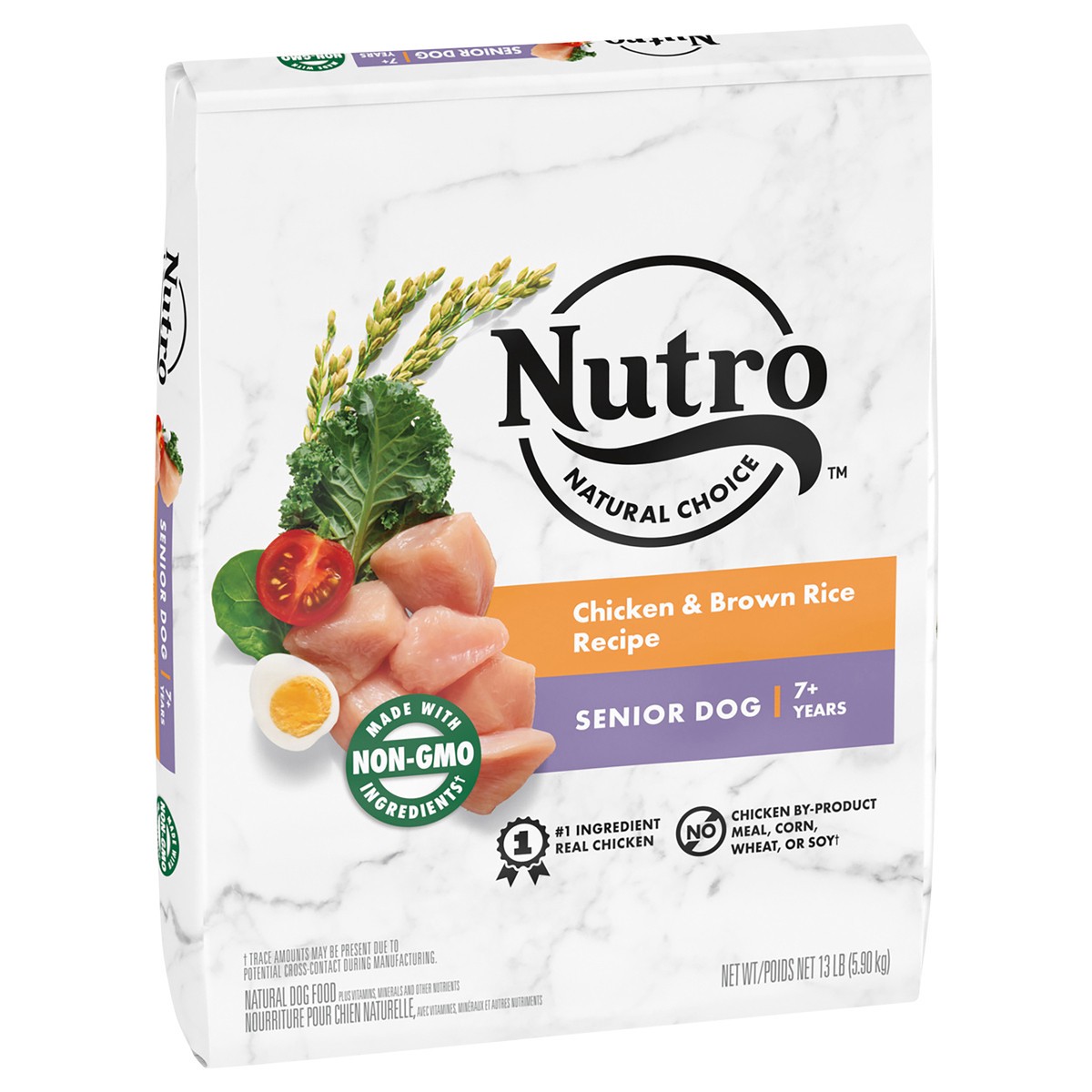 slide 6 of 9, Nutro Natural Choice Senior Dry Dog Food, Chicken and Brown Rice Recipe, 13 lbs., 13 lb