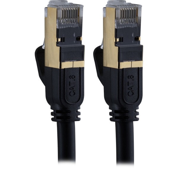 slide 4 of 5, Ativa Cat8 Ethernet Cable, 4’, Black, 80007, 1 ct