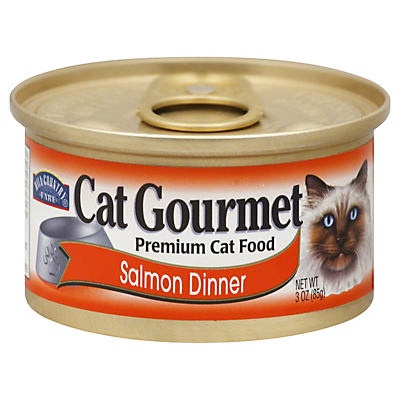 slide 1 of 1, Hill Country Fare Cat Gourmet Premium Cat Food Salmon Dinner, 3 oz