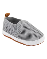 Carter's Baby Mesh Slip-On Baby Shoes Grey 1