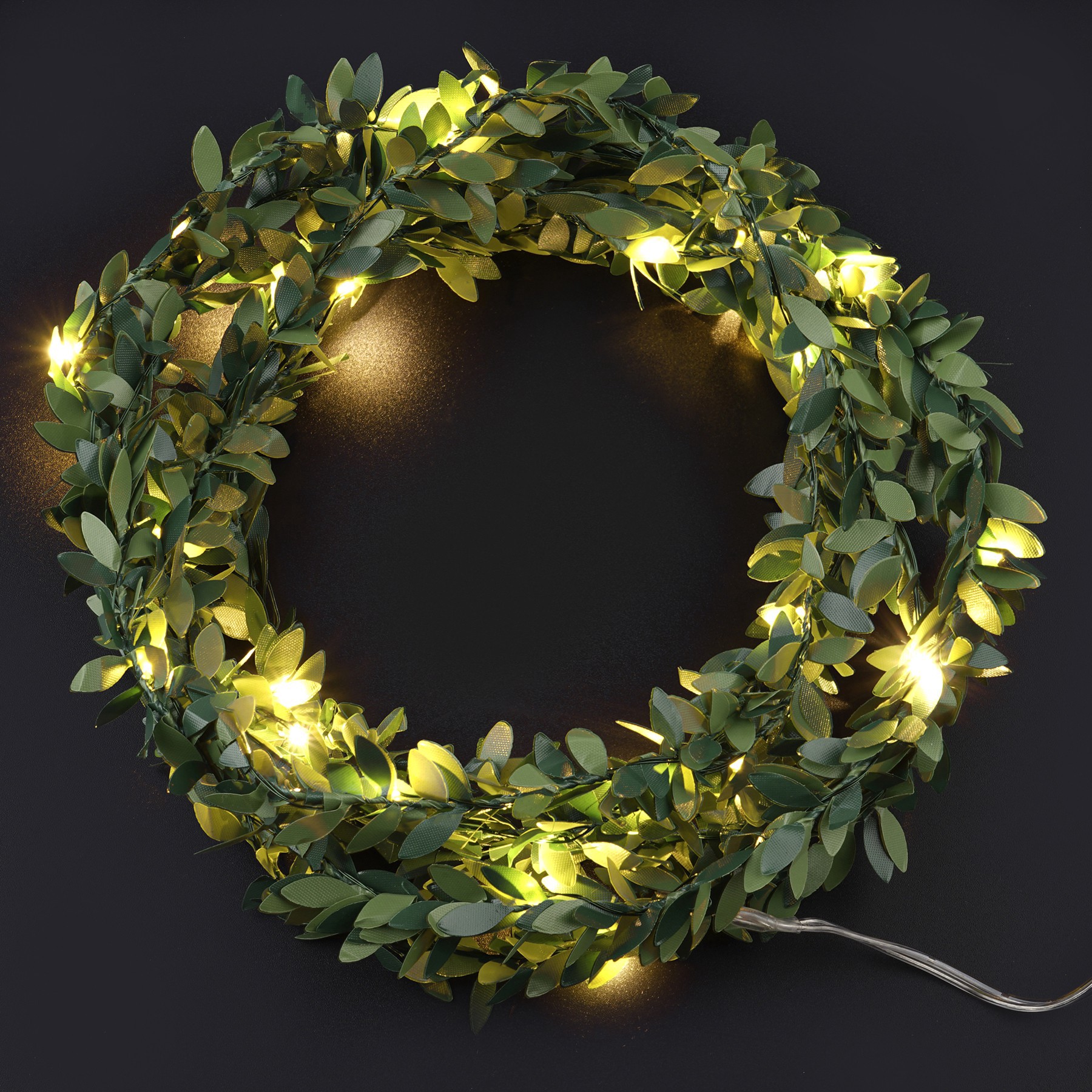 slide 2 of 5, 10ft. Leaf Garland String Lights By Ashland, 10 ft