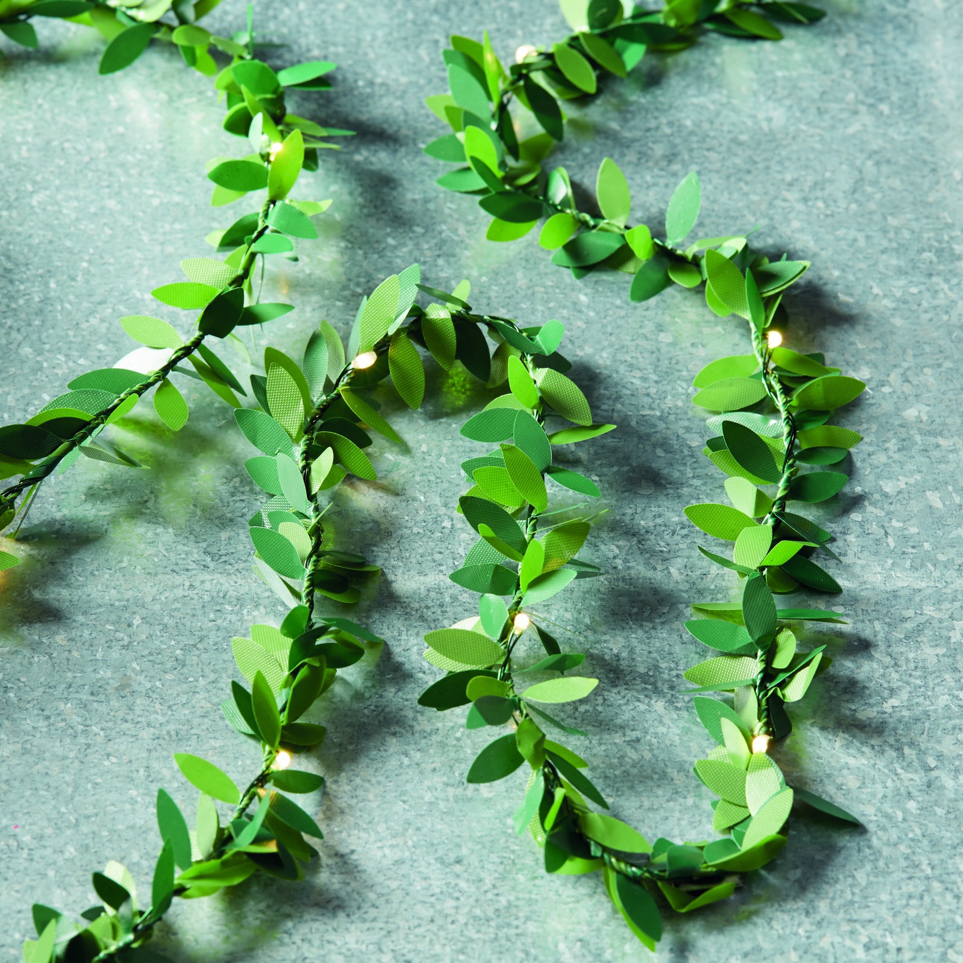 slide 3 of 5, 10ft. Leaf Garland String Lights By Ashland, 10 ft