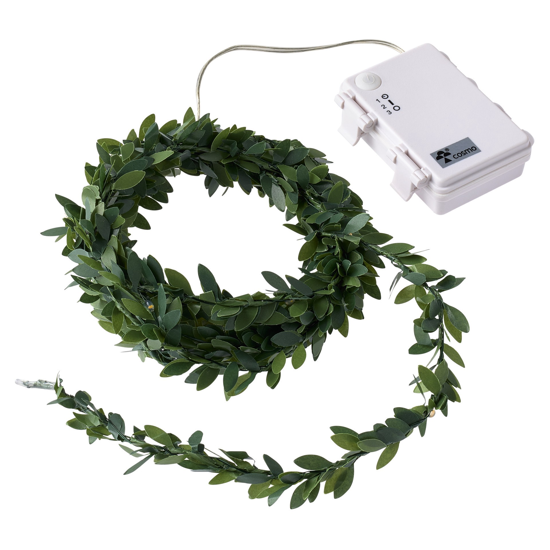 slide 5 of 5, 10ft. Leaf Garland String Lights By Ashland, 10 ft