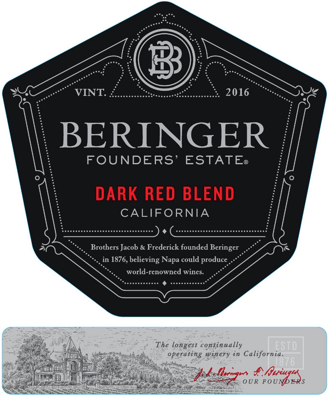 slide 2 of 4, Beringer Red Blend 750 ml, 750 ml