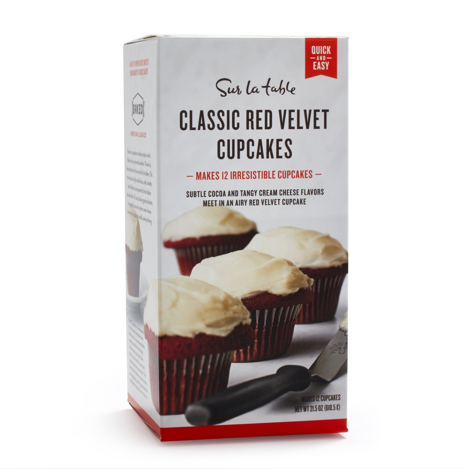 slide 1 of 1, Baked Sur La Table Classic Red Velvet Cupcakes, 1 ct