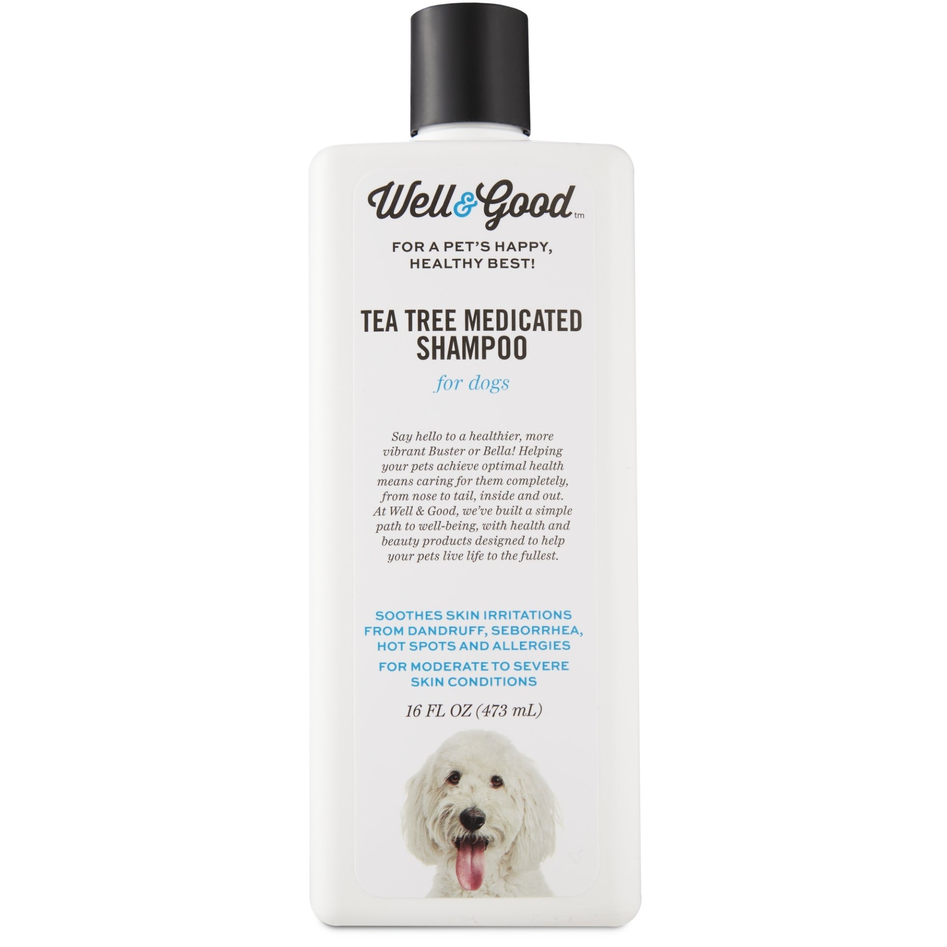 slide 1 of 1, Well & Good Tea Tree Medicated Shampoo, 16 fl oz