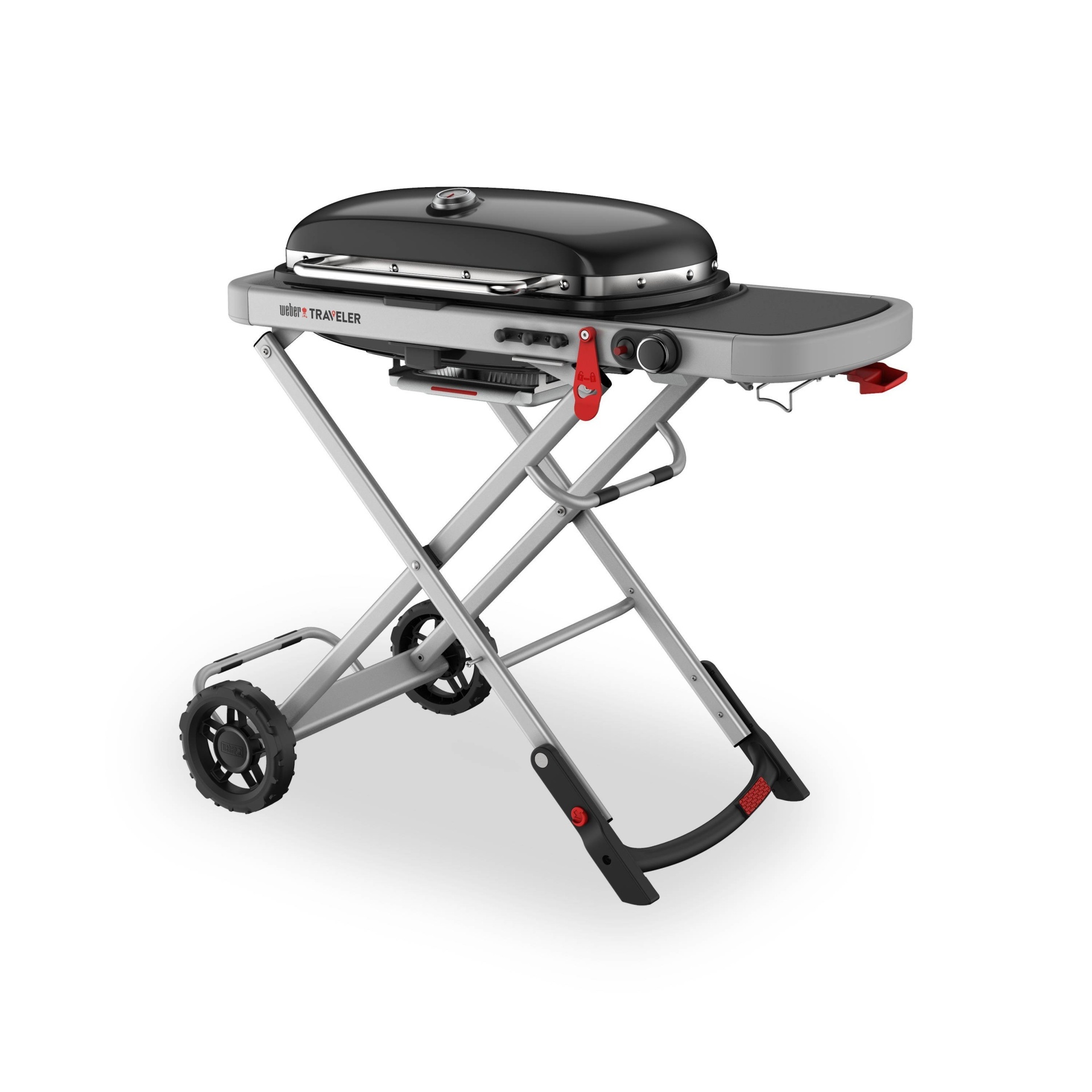 slide 1 of 1, Weber 9010001 Traveler Portable Gas Grill, 1 ct