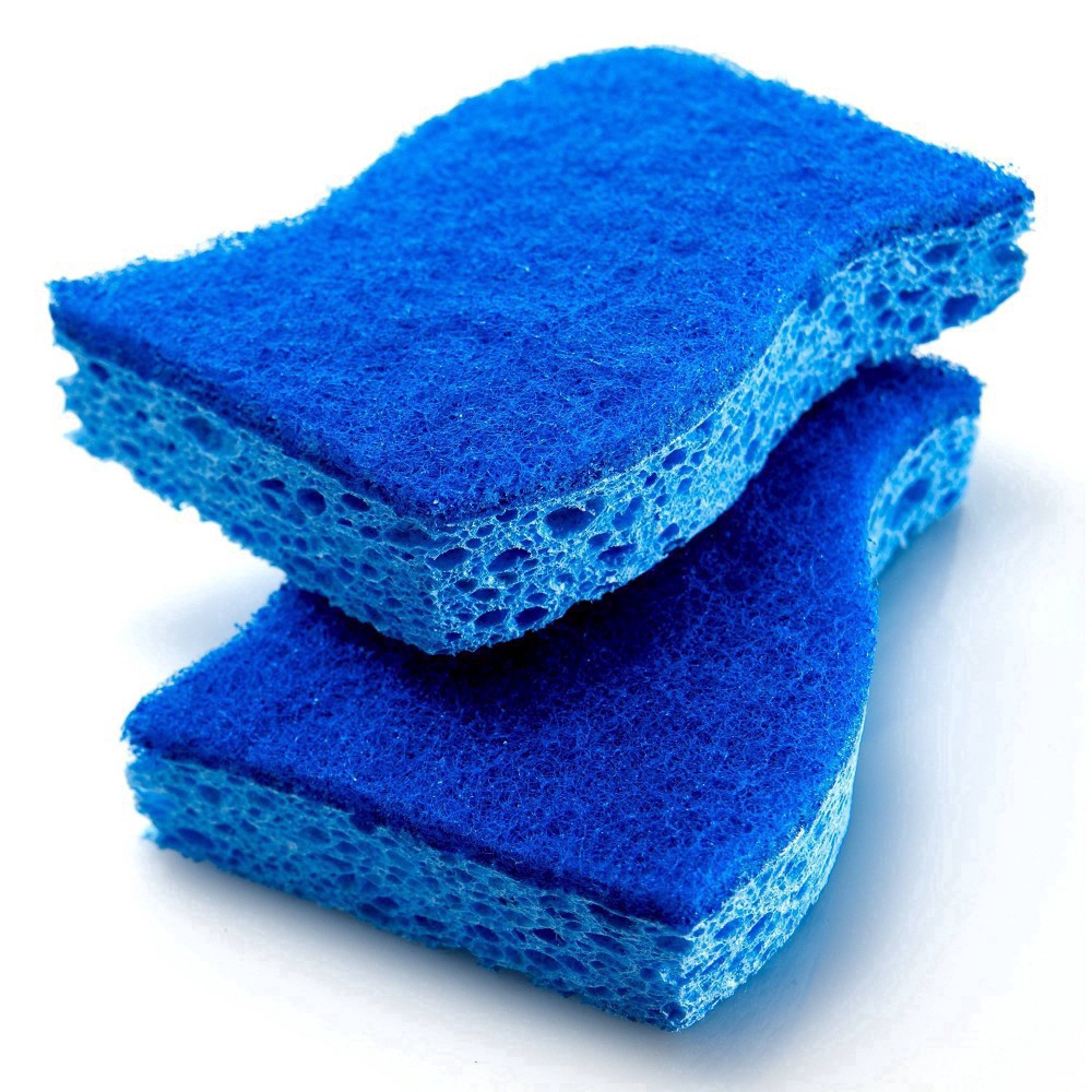 slide 9 of 12, Scotch-Brite No Scratch Scrub Sponge - 2pk, 2 ct