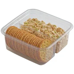 Meal Simple by H-E-B Rotisserie Chicken Salad & Crackers