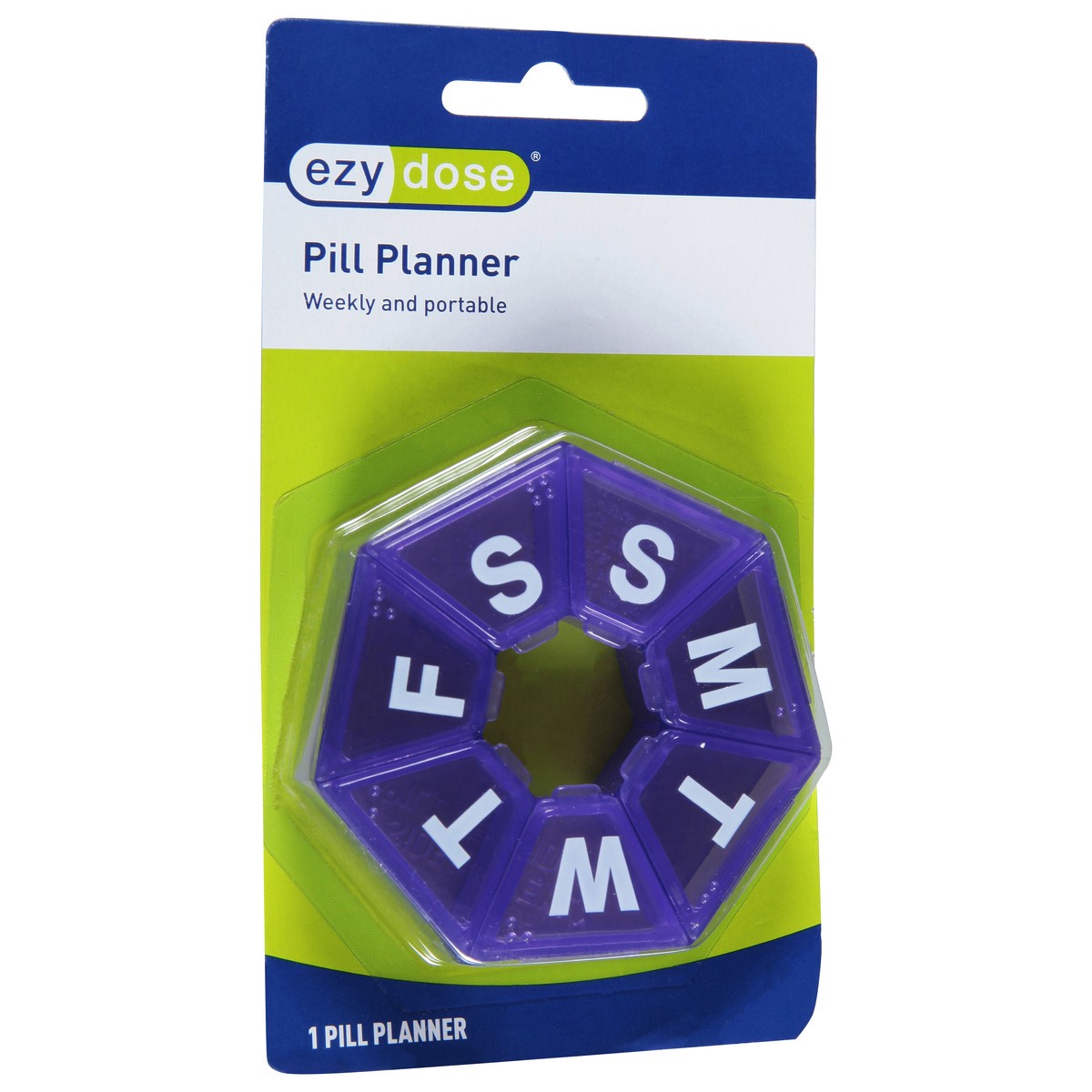 slide 8 of 11, EZY Dose Weekly and Portable Pill Planner 1 ea, 1 ct