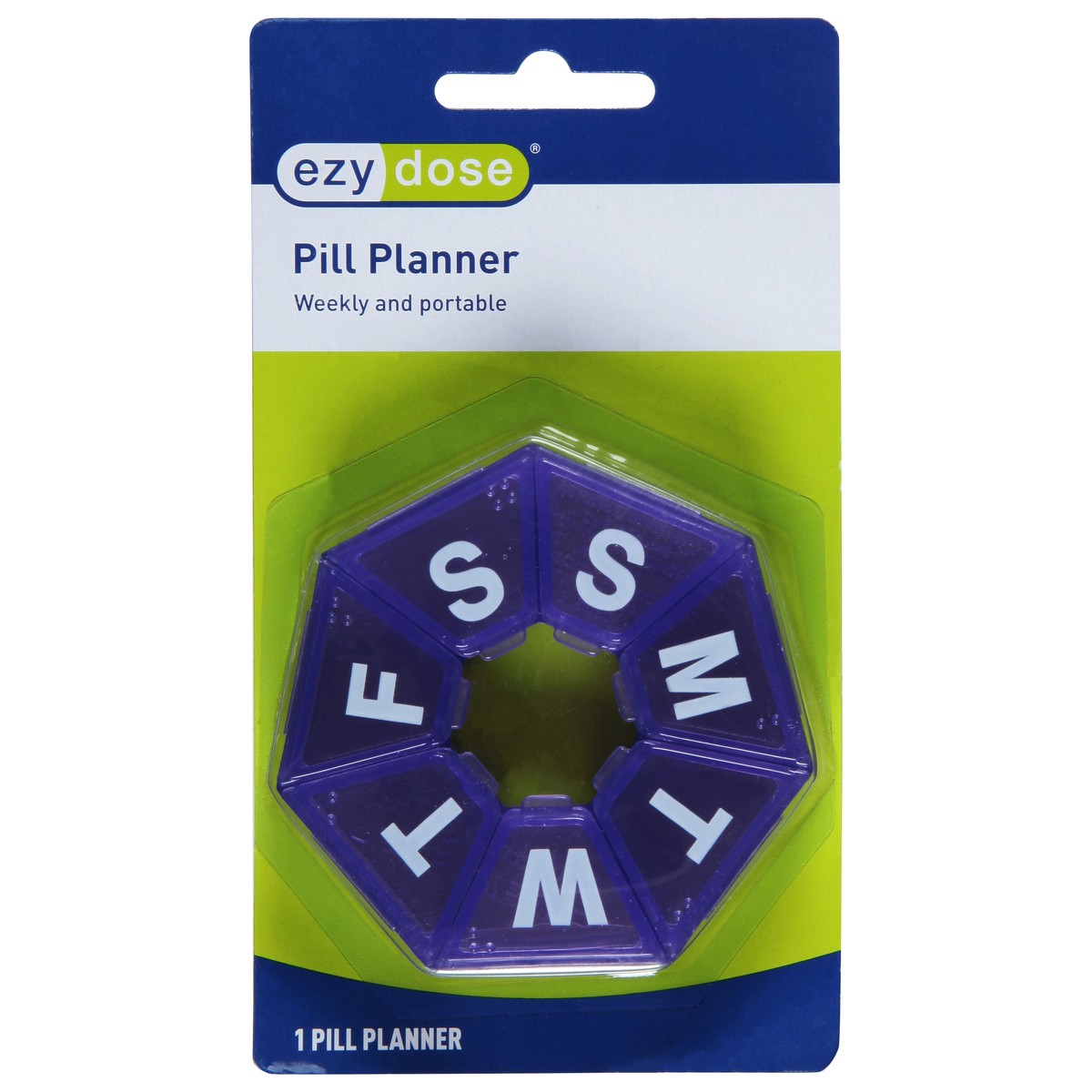 slide 7 of 11, EZY Dose Weekly and Portable Pill Planner 1 ea, 1 ct