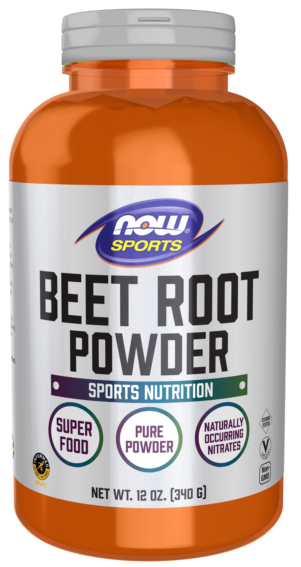 slide 1 of 5, NOW Sports Beet Root Powder - 12 oz., 12 oz