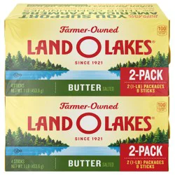 Land O Lakes Salted Butter Sticks - 8 ct