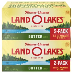 Land O Lakes Salted Butter Sticks - 8 ct