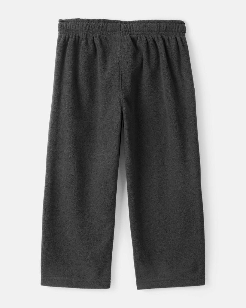 slide 2 of 3, Carter's Toddler Boy Fleece Joggers - Black Grey 4T, 1 ct