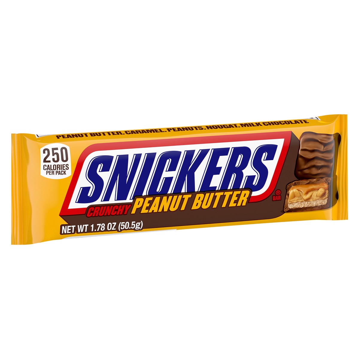 slide 2 of 11, Snickers Peanut Butter Squared Singles Chocolate Candy Bars, 1.78 oz