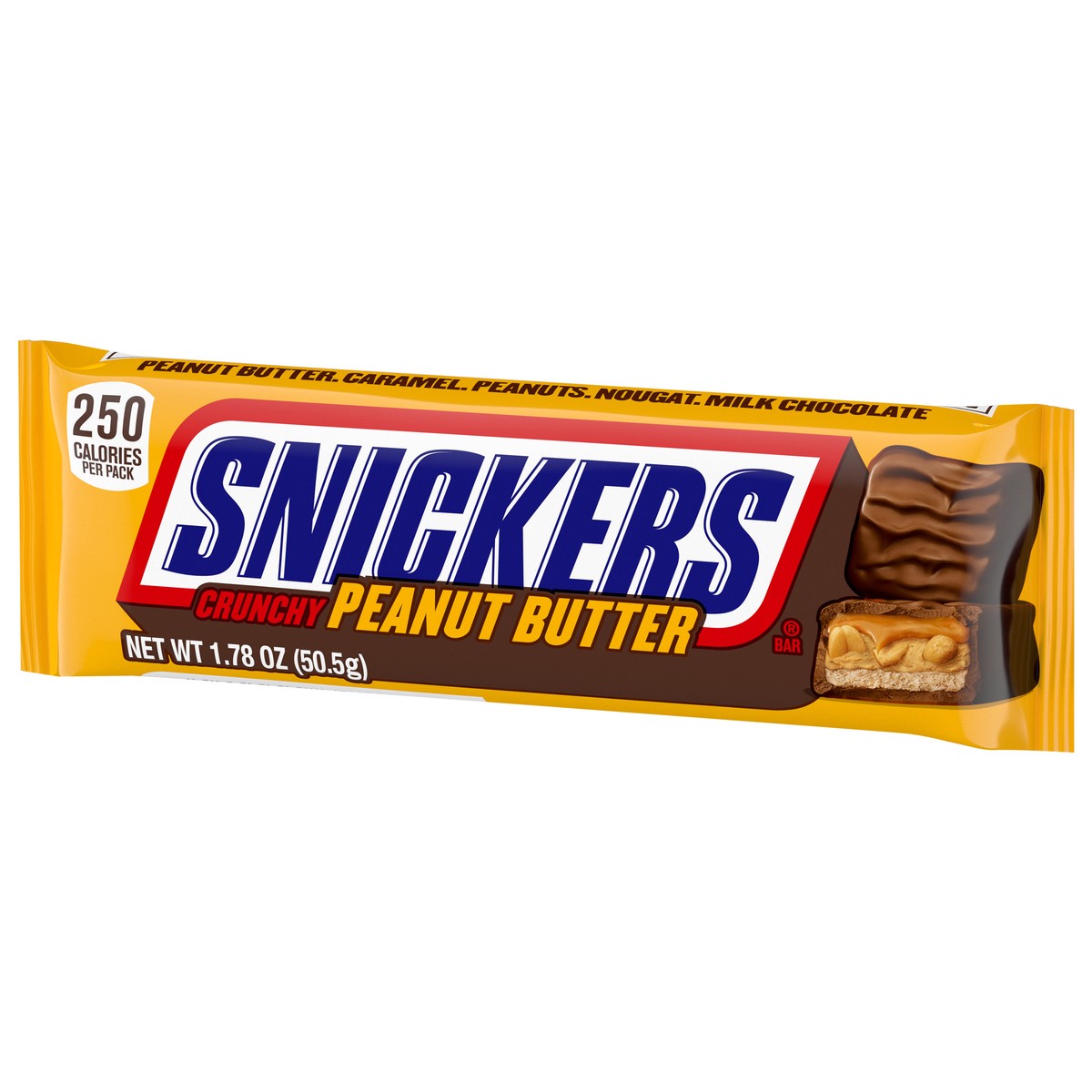 slide 9 of 11, Snickers Peanut Butter Squared Singles Chocolate Candy Bars, 1.78 oz