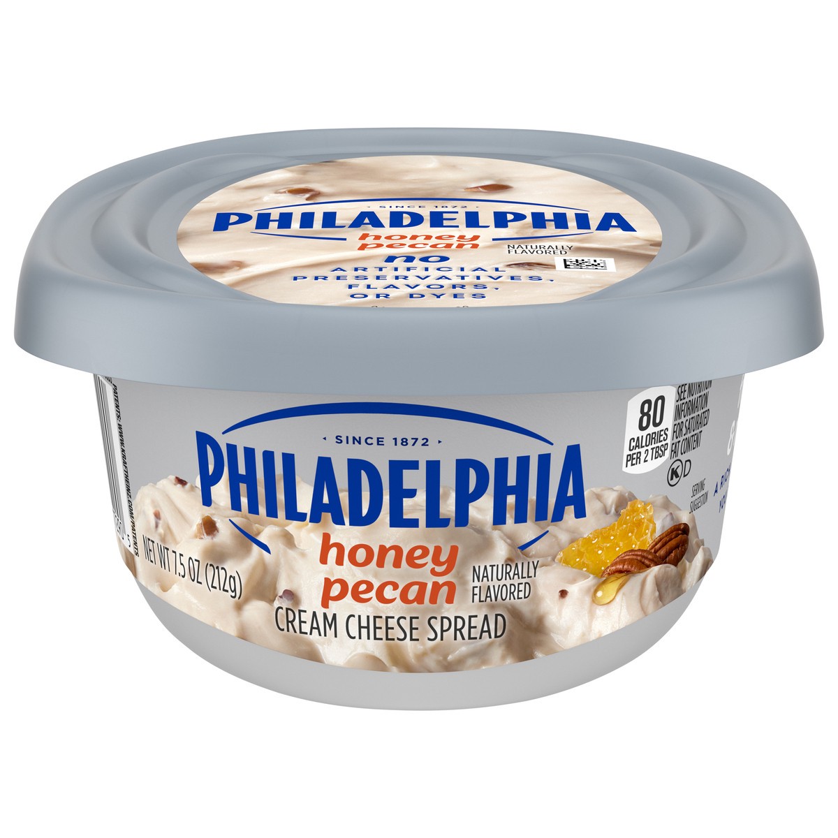 slide 1 of 5, Philadelphia Honey Pecan Cream Cheese Spread - 7.5oz, 8 oz; 7.5 oz