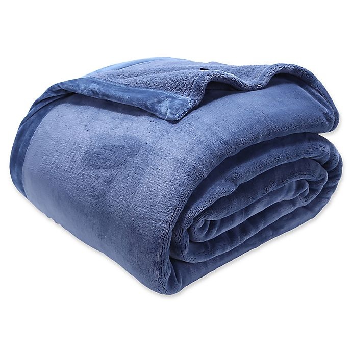 slide 1 of 1, Berkshire Blanket Luxury PrimaLush Full/Queen Blanket - Cadet Blue, 1 ct