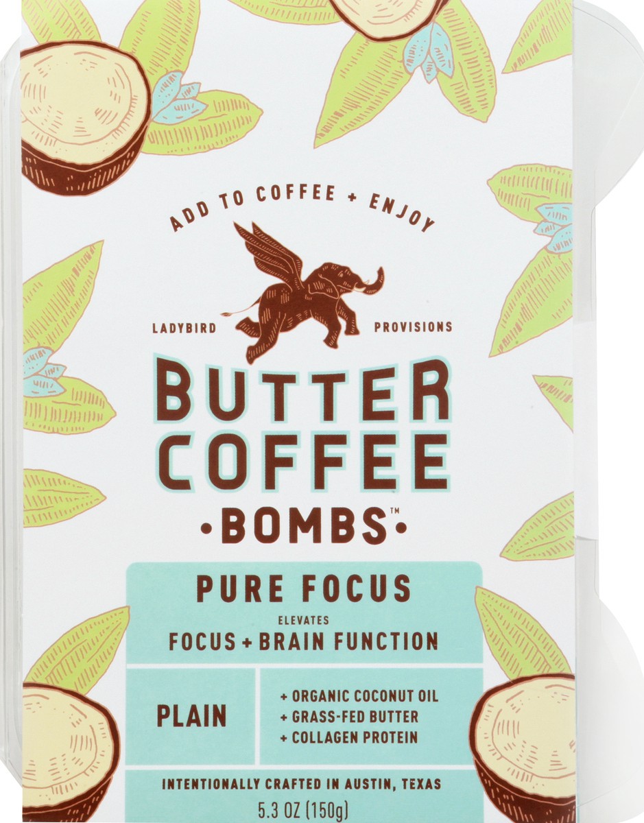 slide 1 of 13, Butter Coffee Bombs Pure Focus Coffee - 5.3 oz, 6 ct