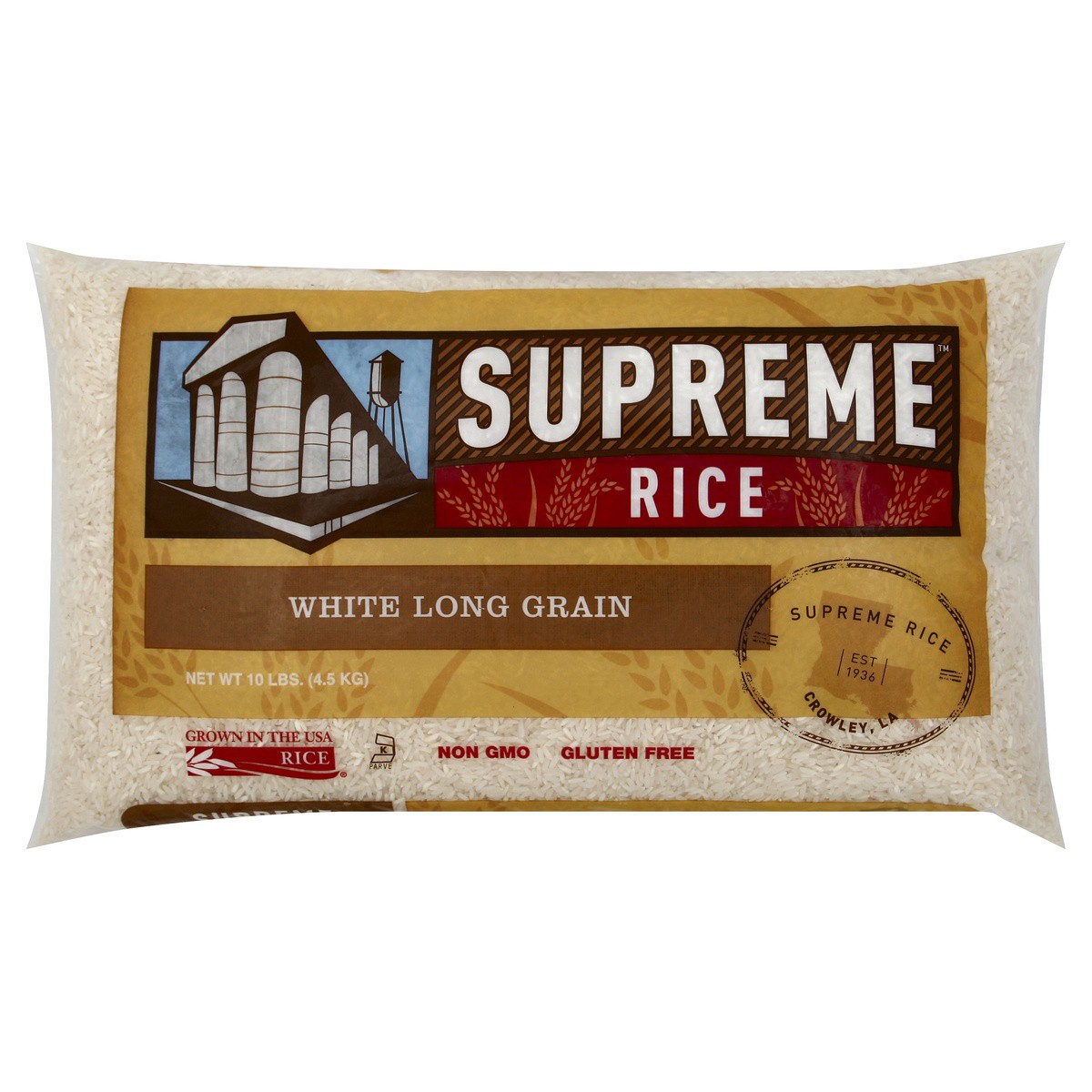 slide 1 of 5, Supreme Rice White Rice, Long Grain, 10 lb