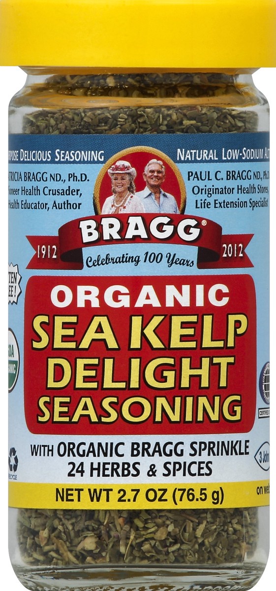 slide 2 of 2, Bragg Organic Seasoning Sea Kelp Delight, 2.7 oz