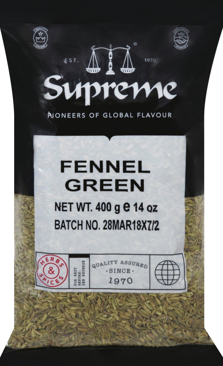 slide 3 of 5, Supreme Fennel Green 400 g, 400 g