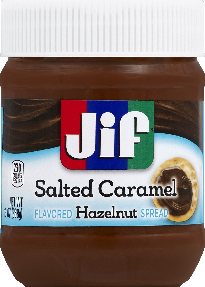 slide 5 of 6, Jif Salted Caramel Spread, 13 oz