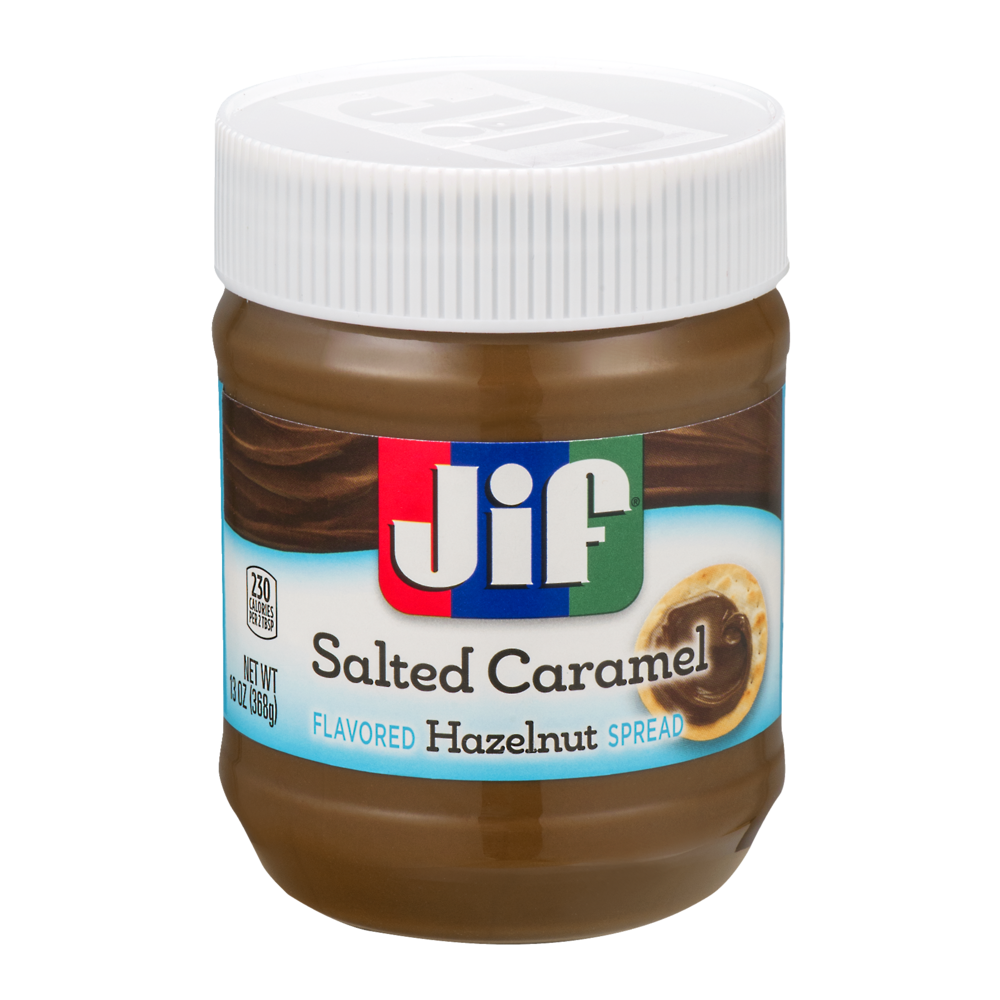 slide 1 of 6, Jif Salted Caramel Spread, 13 oz