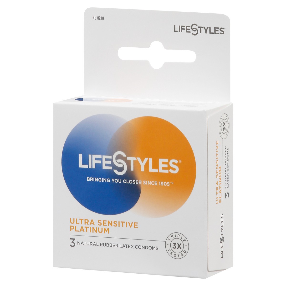 slide 3 of 8, LifeStyles Condoms Platinum Ultra Sensitive, 3 ct