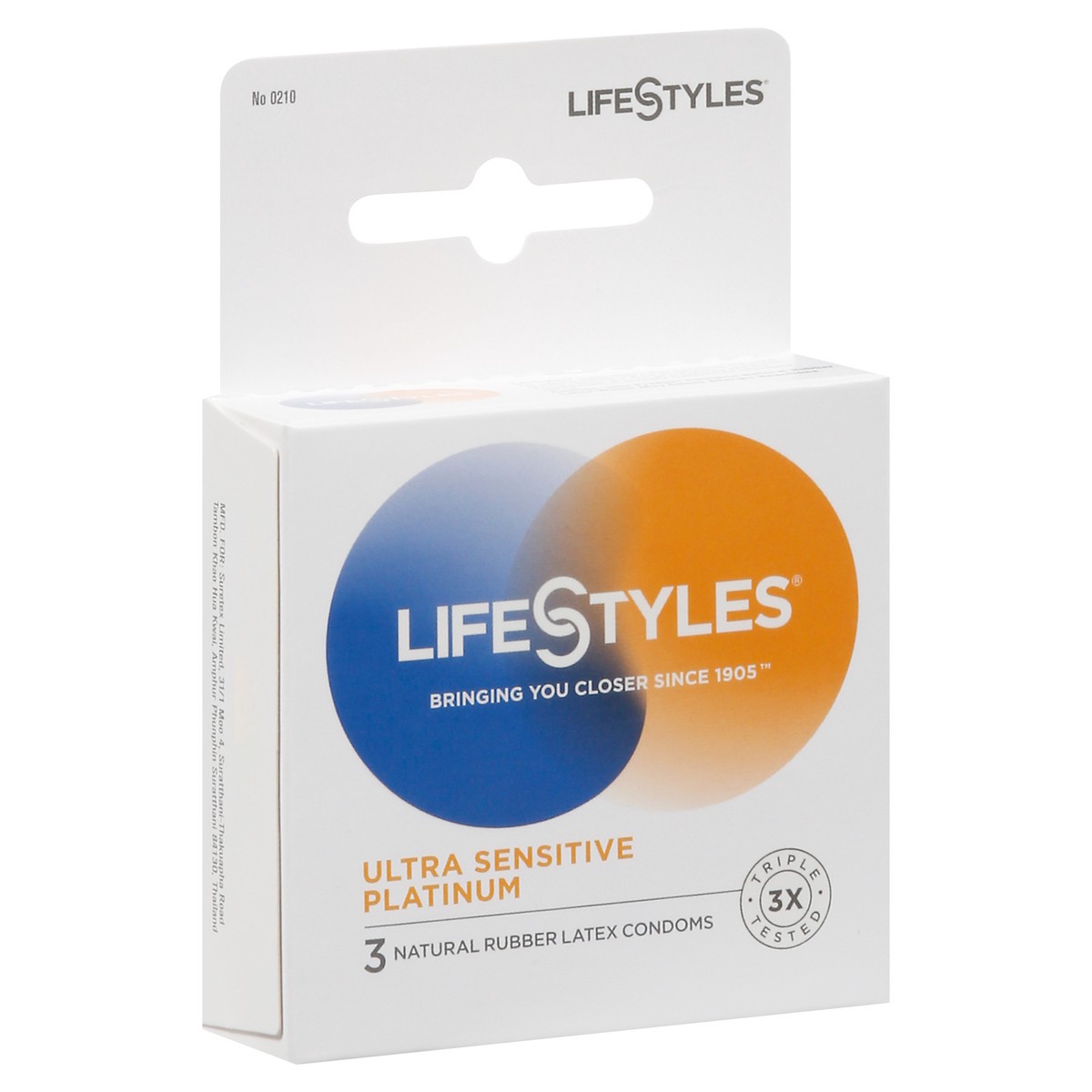 slide 2 of 8, LifeStyles Condoms Platinum Ultra Sensitive, 3 ct