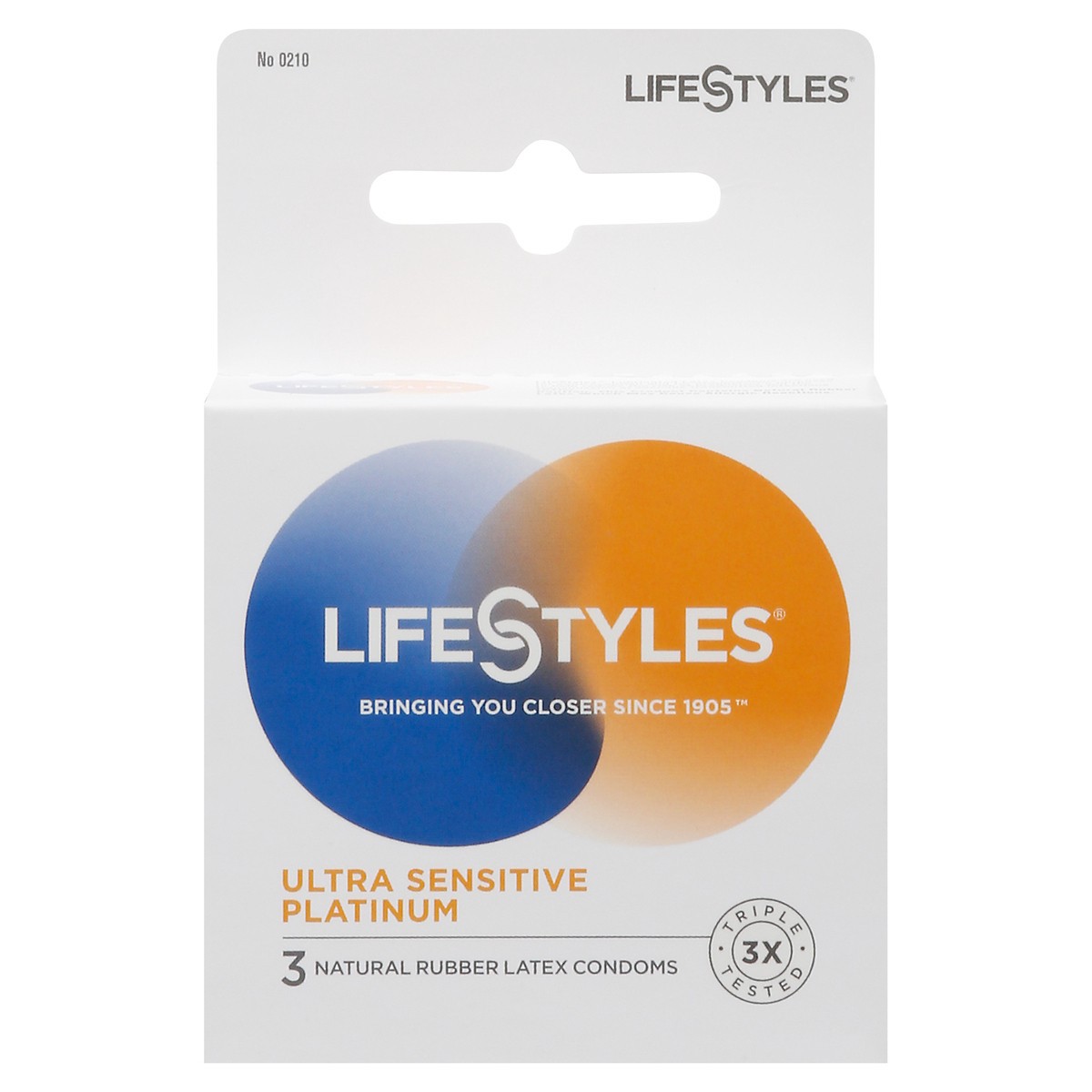 slide 1 of 8, LifeStyles Condoms Platinum Ultra Sensitive, 3 ct