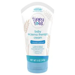 Tippy Toes Baby Colloidal Oatmeal Eczema Therapy Cream 5 oz