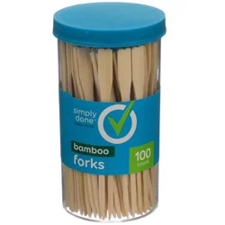 Simply Done Toothpicks Bamboo Fork