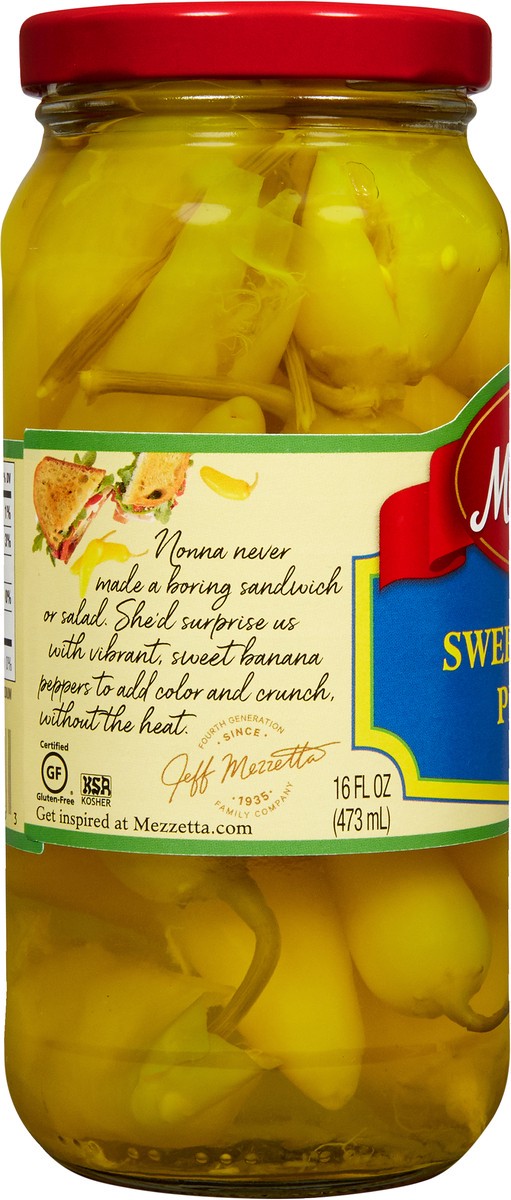 slide 5 of 7, Mezzetta Sweet Banana Peppers, 16 fl oz, 16 fl oz