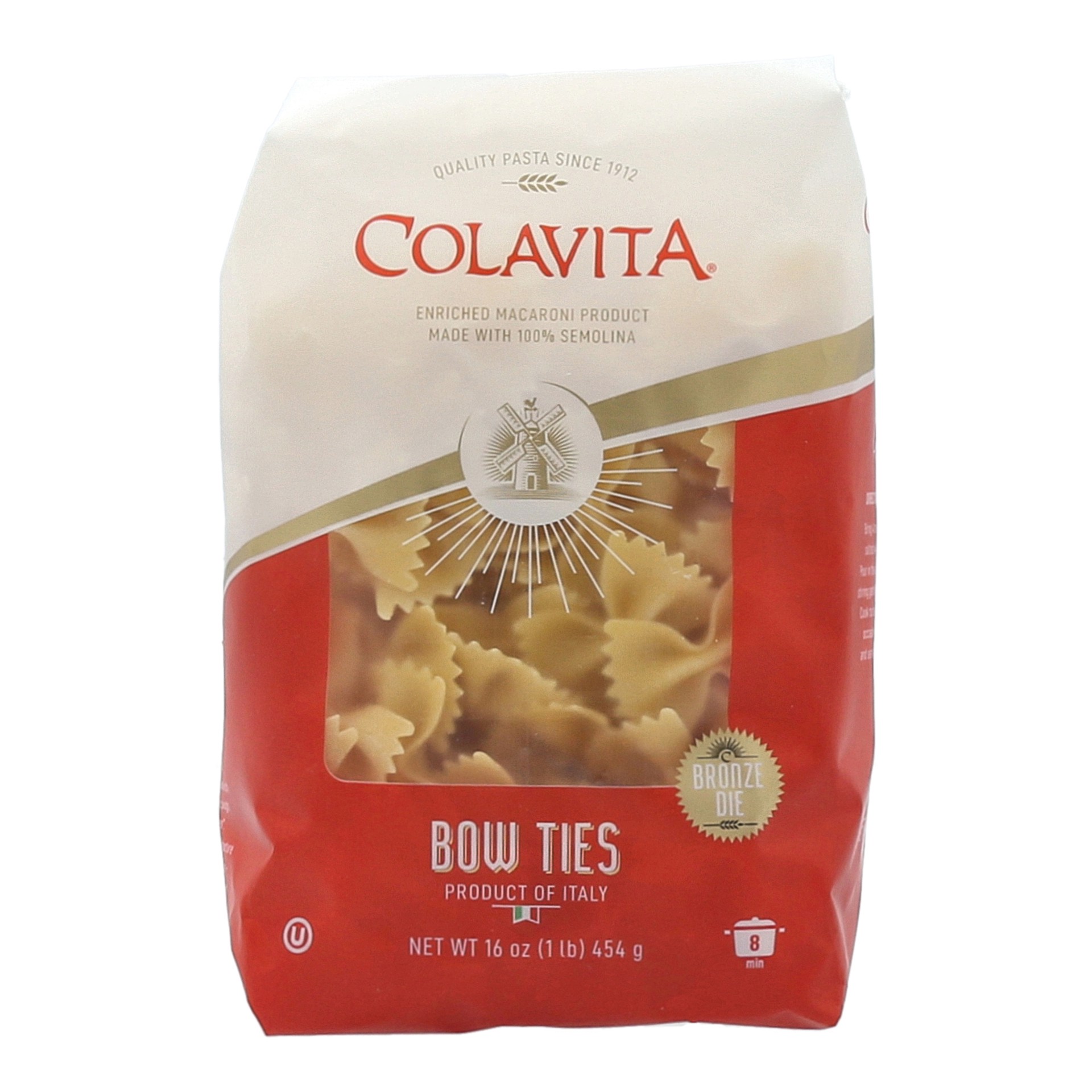 slide 1 of 5, Colavita Pasta Farfalle Bow Ties, 1 lb