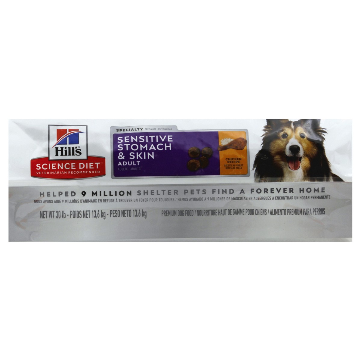 slide 4 of 9, Hill's Adult Specialty Sensitive Stomach & Skin Chicken & Barley Recipe Dog Food 30 lb, 30 lb