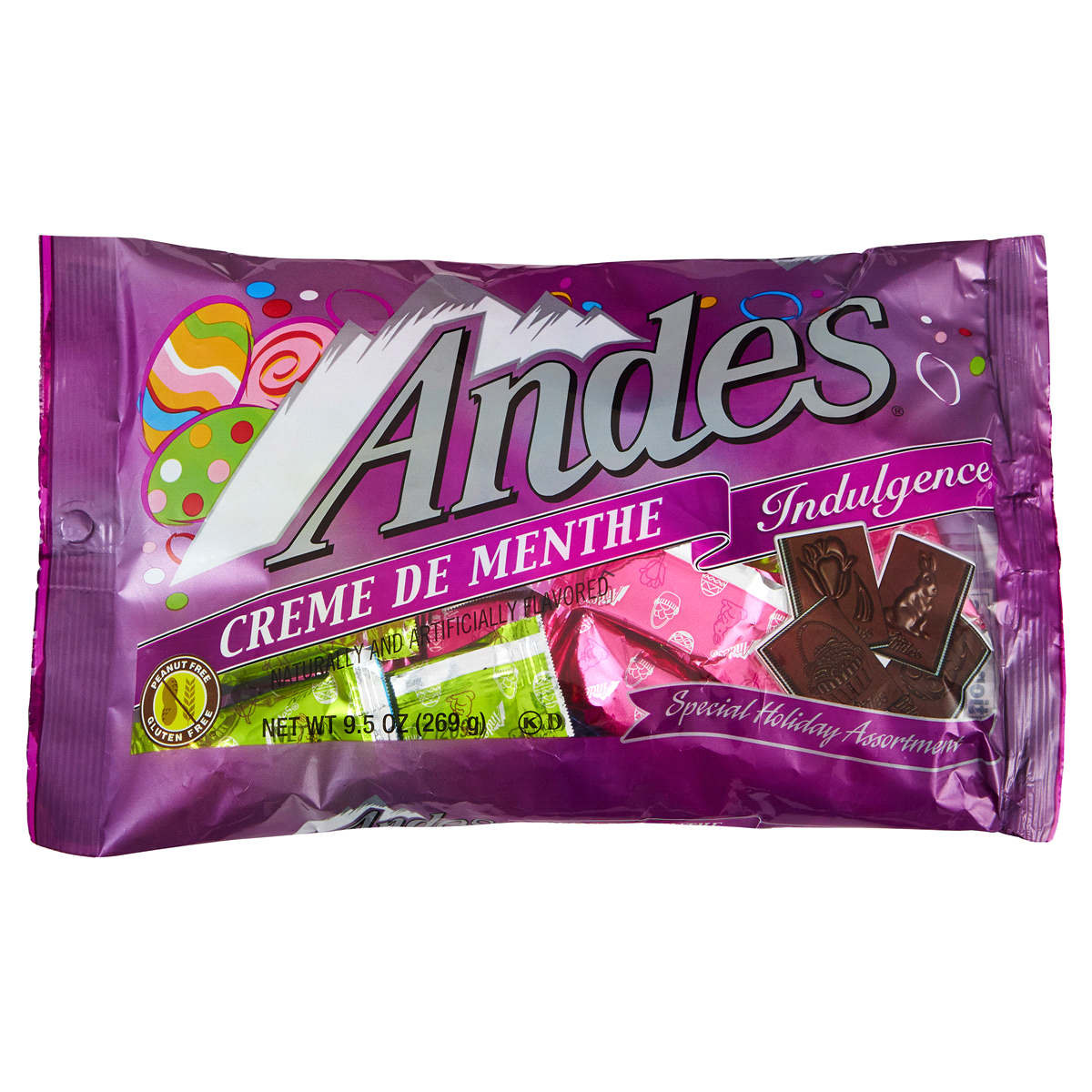 slide 1 of 1, Andes Creme De Menthe Indulgence Easter Mints, 9.5 oz