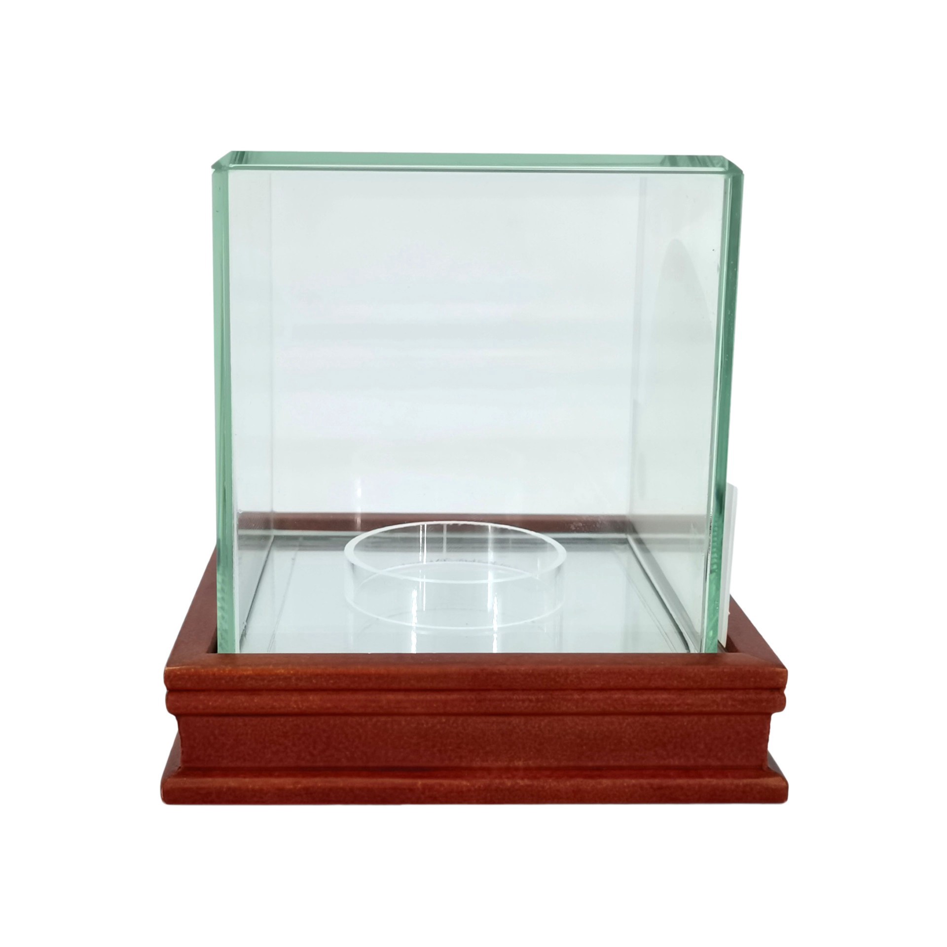 slide 2 of 3, Deluxe Baseball Display Case By Studio Decor, 4.65 in x 4.65 in x 5.43 in